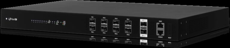 Ubiquiti UISP – UFiber GPON OLT Headend 8 Port OLT + 2 x SFP+ ports