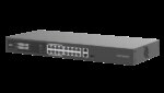 UNV - 16x Fast Ethernet PoE Ethernet Port Switch, 2x Gigabit port, 1x SFP port - Image 2