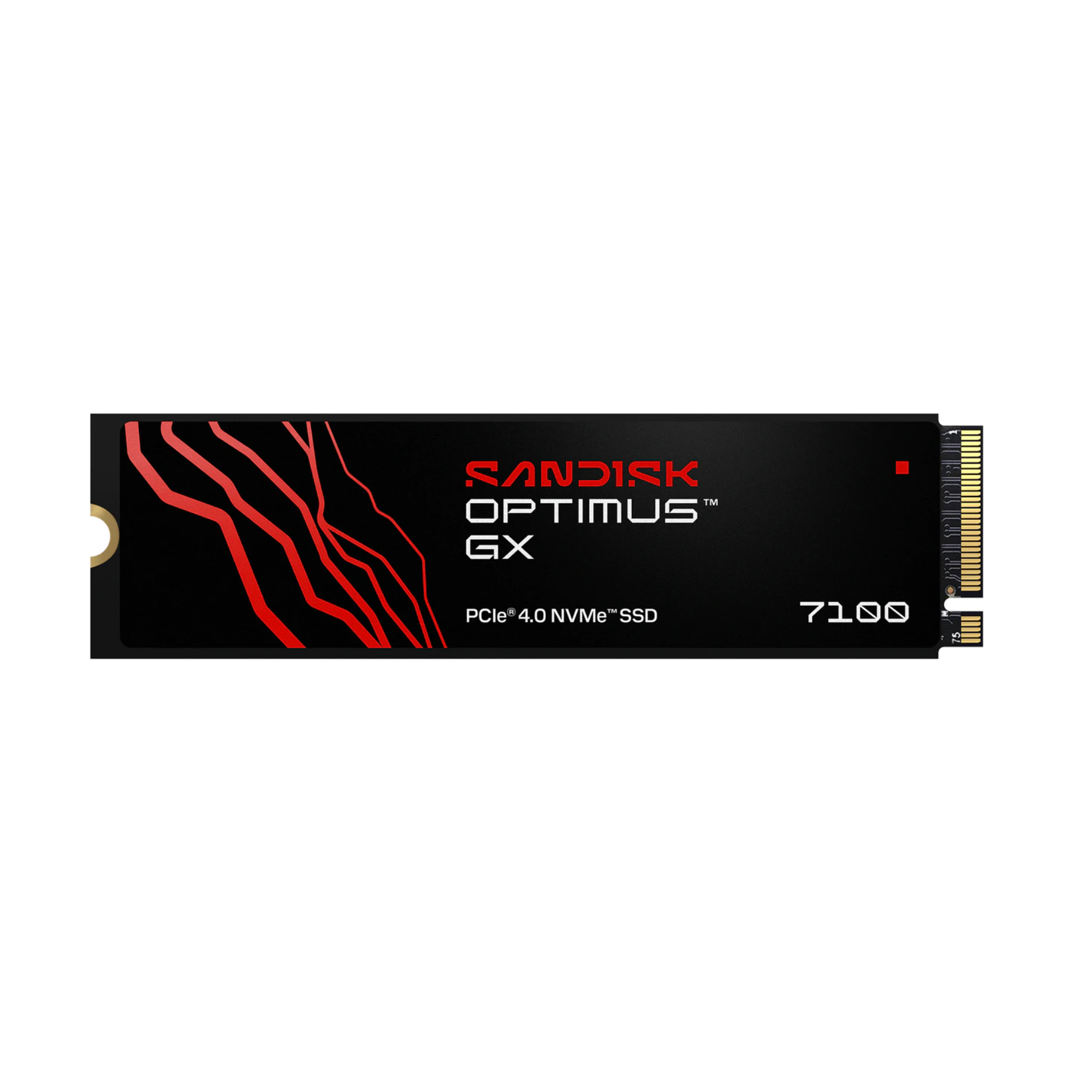 SANDISK Optimus GX 7100 NVMe SSD - 500GB SANDISK Optimus GX 7100 NVMe SSD - 500GB, M.2 2280 - Image 1