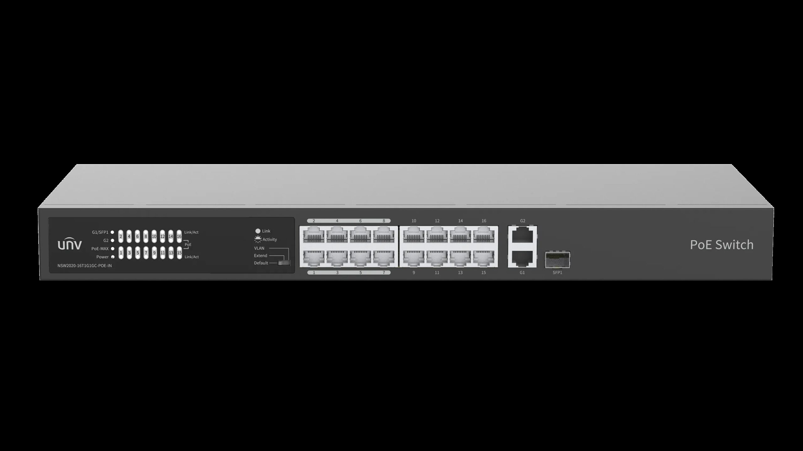 1x SFP port 1x SFP port