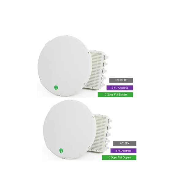 Siklu E-Band (80GHz) Complete PTP link FDD 10Gbps