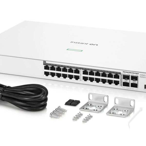 HPE Networking Instant On 1940 24 Port GbE 240W Poe Switch with 4 SFP+ Ports | S4A31A
