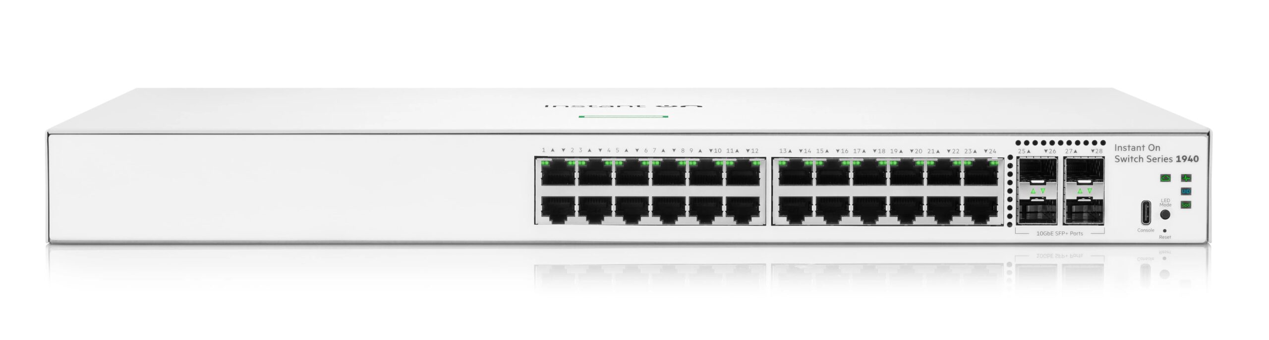 HPE Networking Instant On 1940 24 Port Gigabit Switch with 4 SFP+ Ports | S4A30A HPE Networking Instant On 1940 24 Port Gigabit Switch with 4 SFP+ Ports | S4A30A