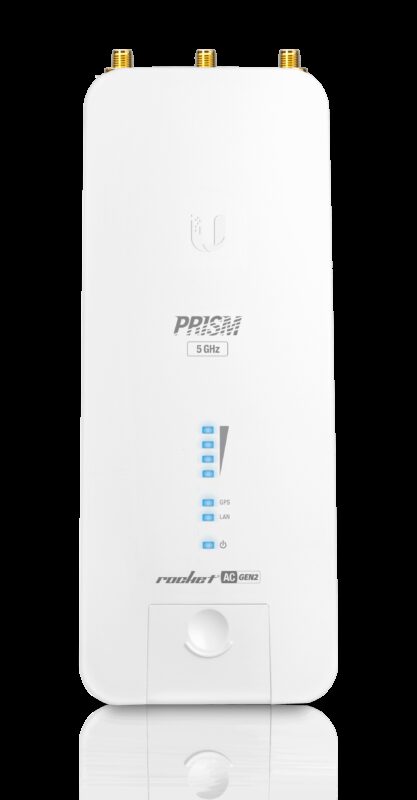 Ubiquiti UISP airMAX 5 GHz Rocket Prism 5AC Includes POE Injector | RP-5AC-Gen2