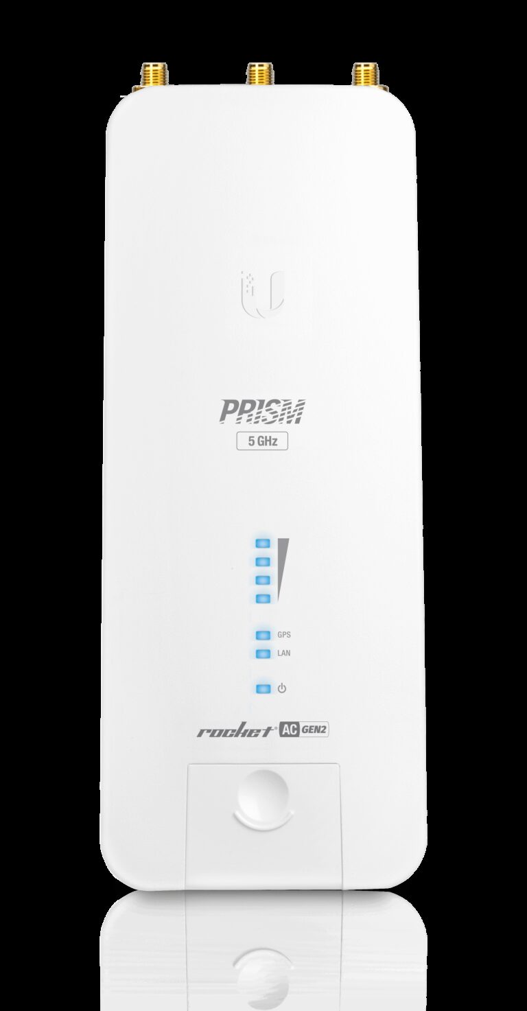 Ubiquiti UISP airMAX 5 GHz Rocket Prism 5AC Includes POE Injector | RP-5AC-Gen2