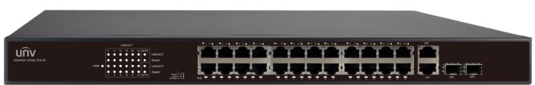 Uniview 24 Port 10/100 PoE Ethernet Switch | NSW2020-24T2GC-POE-IN