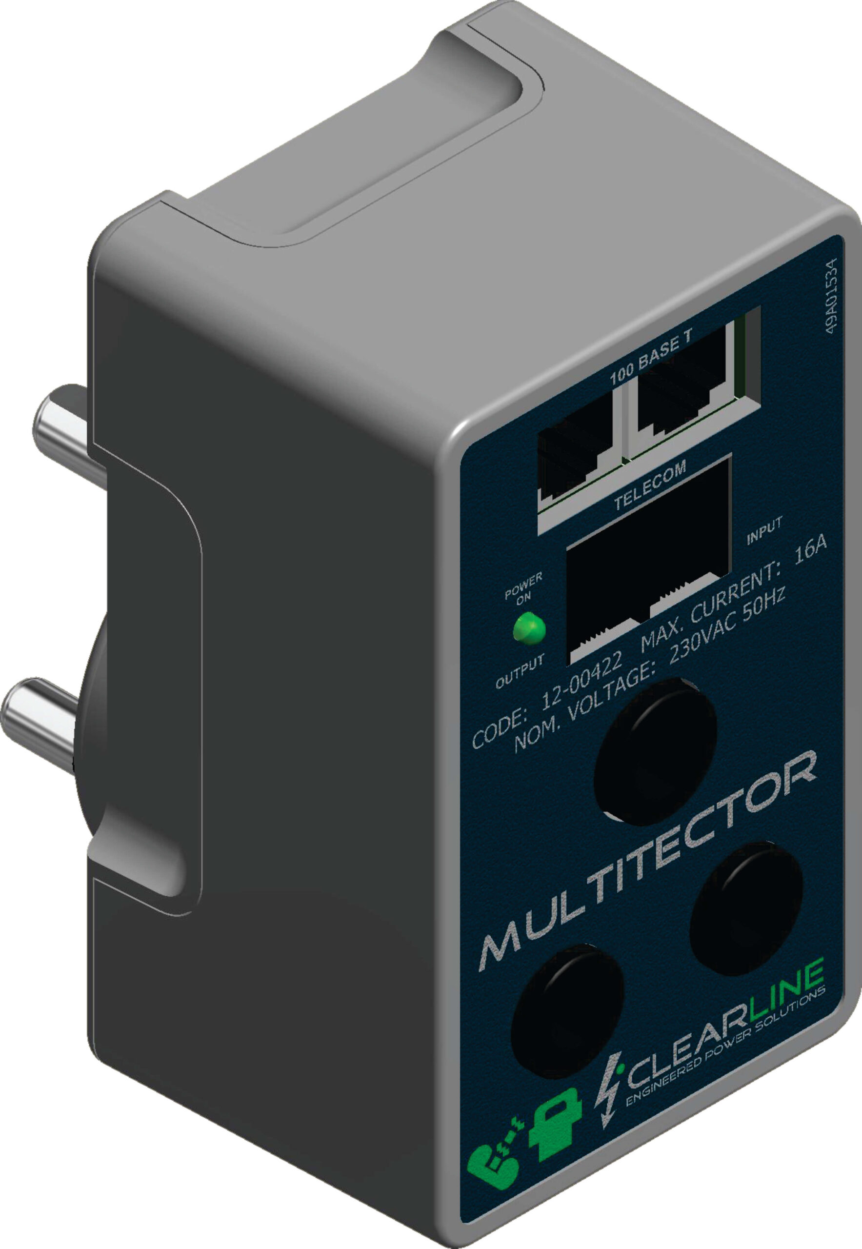 Clearline Multitector Network Power Protector Clearline Multitector Network Power Protector
