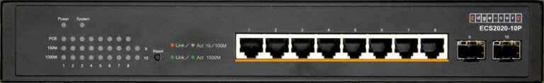 Edge-Core 10 Port Gb Websmart PoE Switch