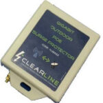 Clearline outdoor single port POE RJ45 surge arrestor