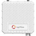 Ligowave PTMP RapidFire 600 Mbps Carrier Subscriber Unit with N-Type connectors.