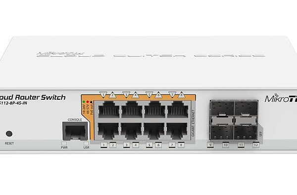 MikroTik Cloud Router Switch 8 Port PoE 4SFP | CRS112-8P-4S-IN