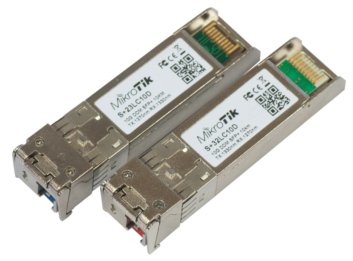 MikroTik Bi-directional SFP+ Modules(Pair) MikroTik Bi-directional SFP+ Modules(Pair)