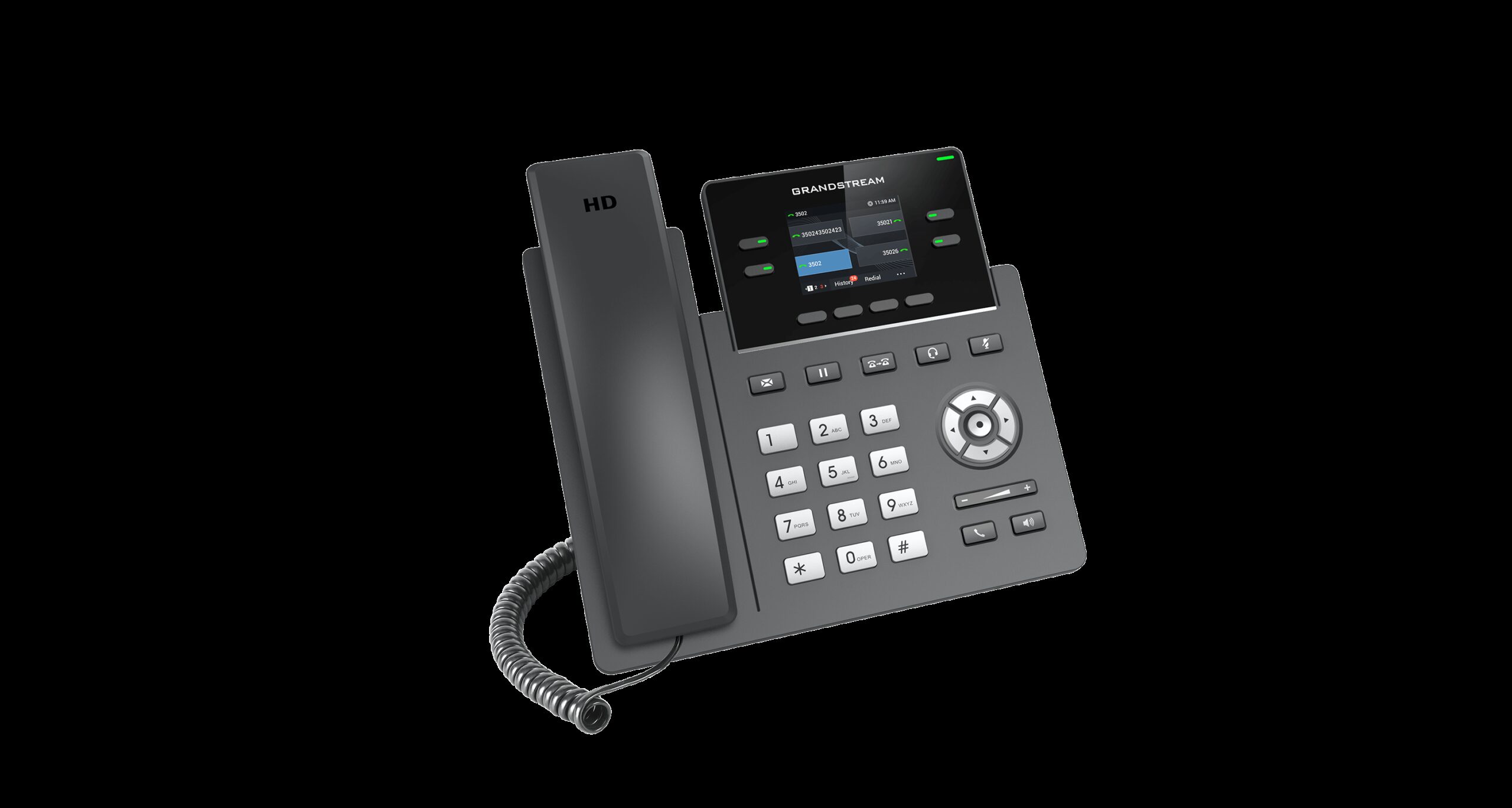 Grandstream 2-Line Carrier Desk Phone - PoE Grandstream 2-Line Carrier Desk Phone - PoE