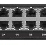 Netonix 12-Port Managed PoE Switch 24V-48V AC PoE + 2SFP Uplink Ports 250W | NTX-WS-12250-AC