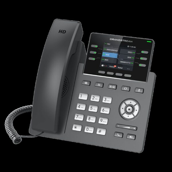 Grandstream 3-Line Carrier Desk Phone Supports PoE