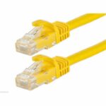 Acconet CAT6 0.5m UTP Flylead (Patch Lead) Yellow | CAT6-FLY-0.5-YELLOW