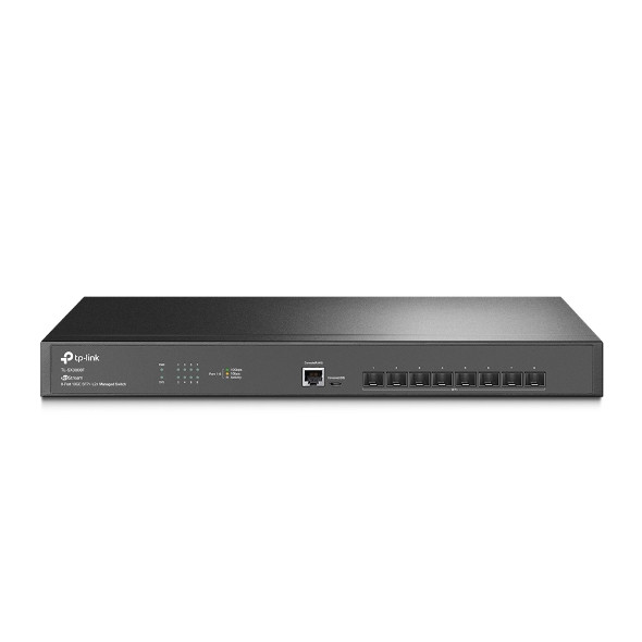TP-Link JetStream 8-Port 10GE SFP+ L2+ Managed Fiber Switch TP-Link JetStream 8-Port 10GE SFP+ L2+ Managed Fiber Switch