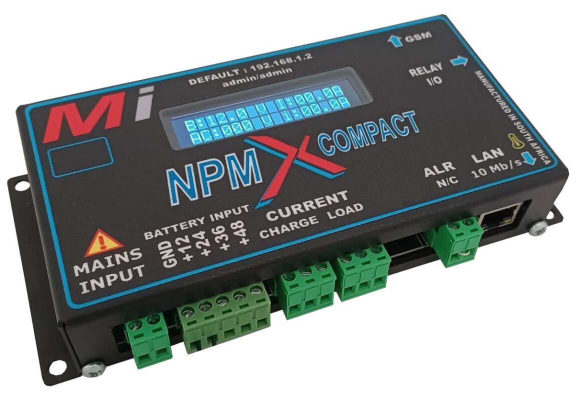 Micro Instruments Compact 12-60V  Remote Network Power Monitor | NPM-X-Compact