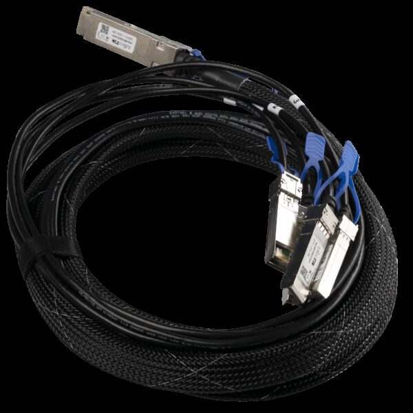 MikroTik QSFP28 to 4xSFP28 break-out cable (100G to 4x25G)