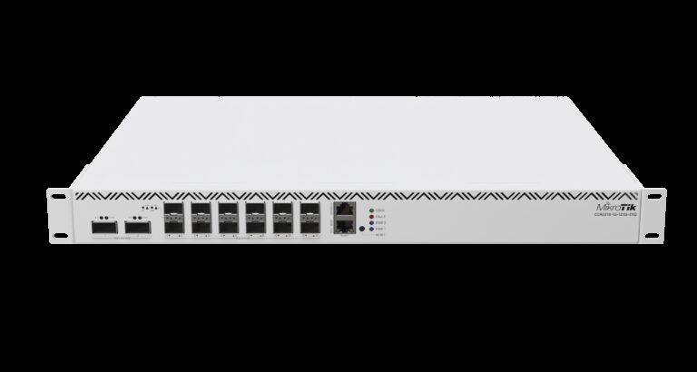 MikroTik Cloud Core Router with 12 Port SFP28 2 Port QSFP28 16 Core CPU | CCR2216-1G-12XS-2XQ