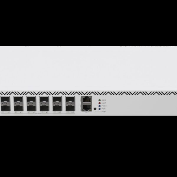 MikroTik Cloud Core Router with 12 Port SFP28 2 Port QSFP28 16 Core CPU | CCR2216-1G-12XS-2XQ