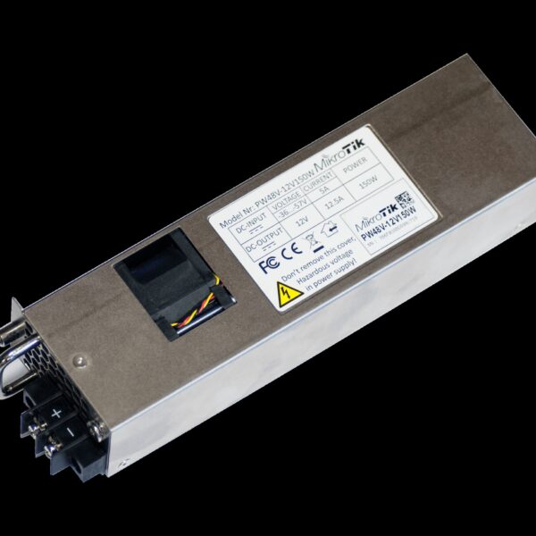 MikroTik Hot Swappable -48V DC 150W Telecom PSU for CCR1072-1G-8S+ & CCR2216-1G-12XS-2XQ
