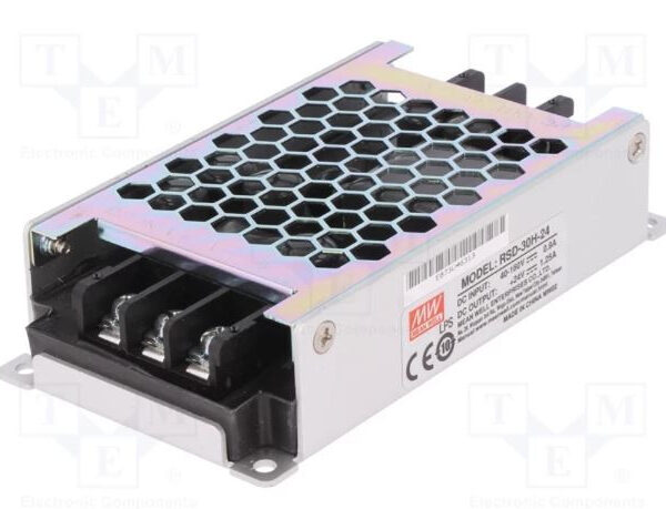 Mean Well  30W Railway DC - DC Converter  24VDC | MW-110DC24DC-30