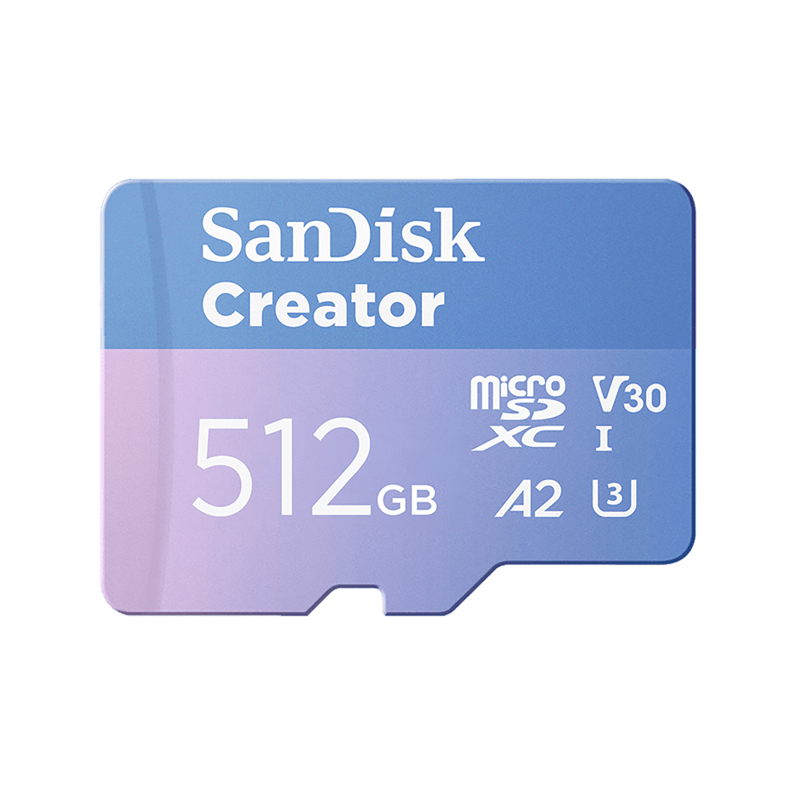 SanDisk Creator microS Card UHS-I 512GB + Adapter SanDisk Creator microS Card UHS-I 512GB + Adapter - Image 1